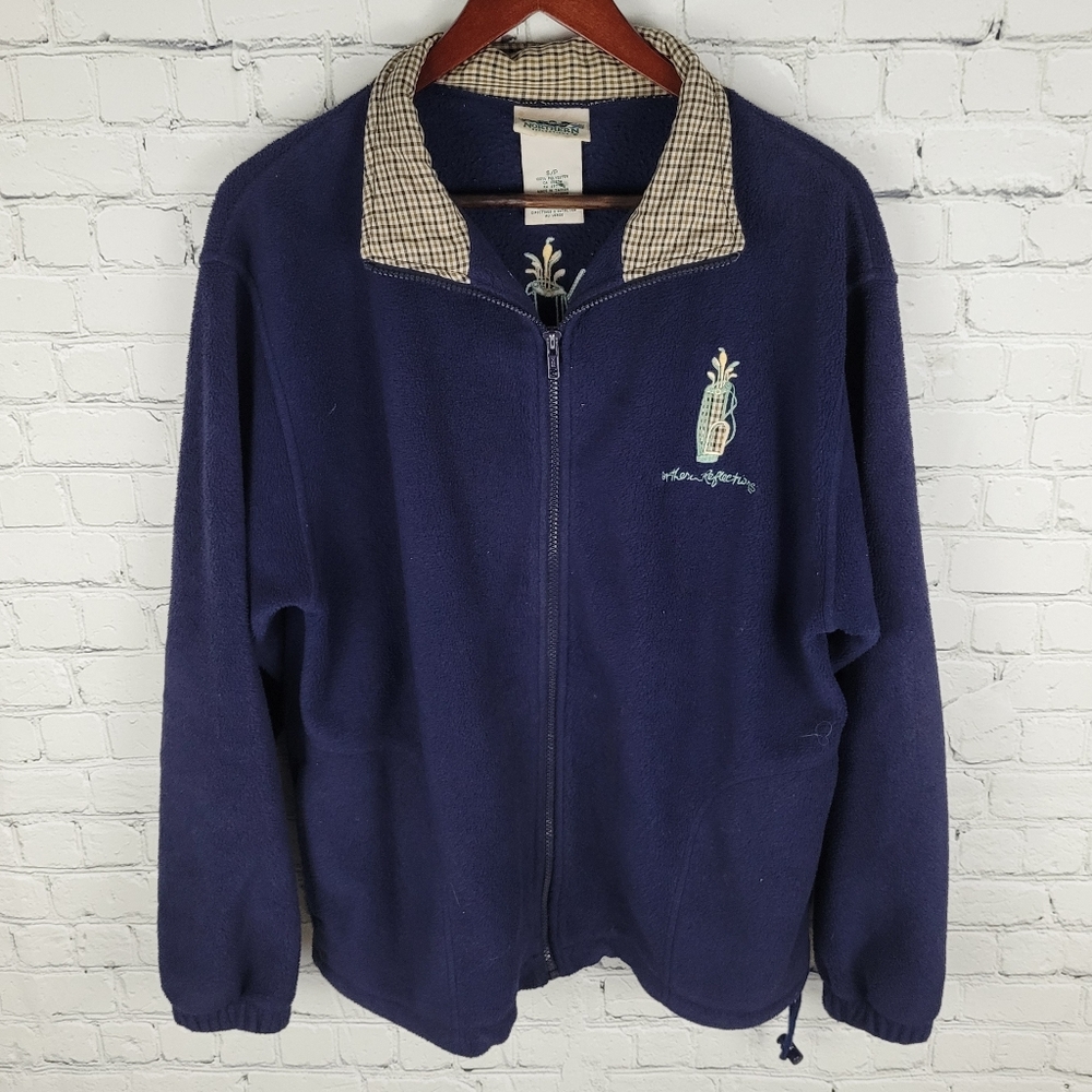 NORTHERN REFLECTIONS | vintage golf full zip fleece jacket